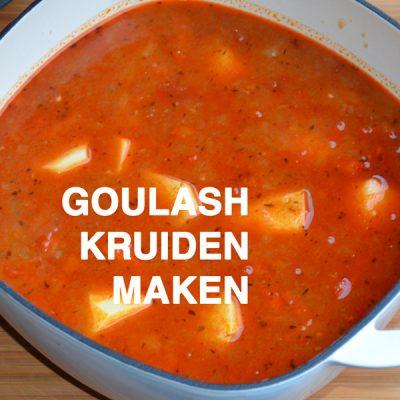 Goulash kruiden maken