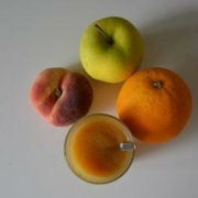 Appel-_sinaasappel-_perziksap_vitamix_recept