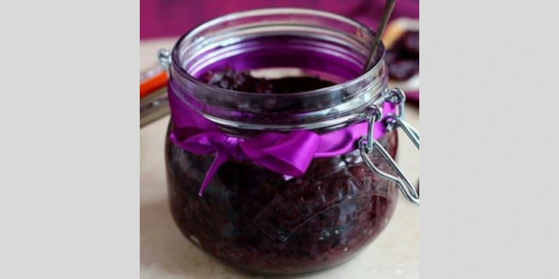 Suikervrije confituur van blauwe bessen en chiazaad | WECKENonline.eu