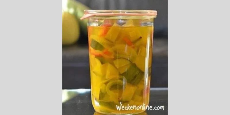 Zoetzure courgette en paprika | WECKENonline.eu
